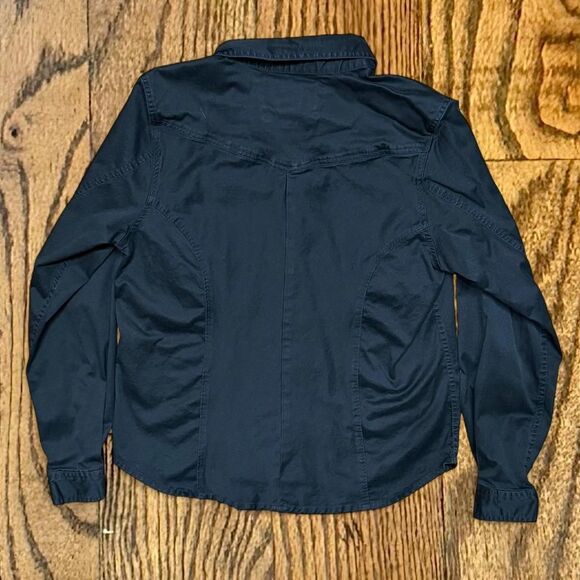 Vintage 90’s Harley Davidson Rose Tattoo Embroidered Button Down Shirt - Picture 3 of 4